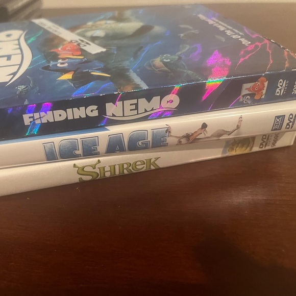 3-Pack DVD Movie Bundle – Shrek, Ice Age, Finding Nemo (Collector’s Edition) - Picture 1 of 14